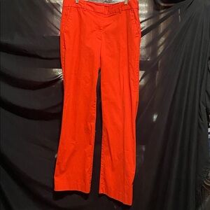EUC J. Crew Pant Red Addison Chino Red Classic Leg Trouser 12 R